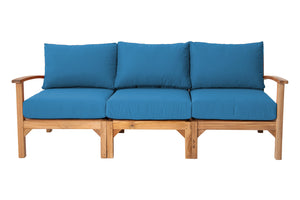 Huntington Teak Outdoor Sofa. Sunbrella Cushion