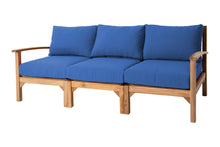 Huntington Teak Outdoor Sofa. Sunbrella Cushion