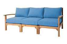 Huntington Teak Outdoor Sofa. Sunbrella Cushion
