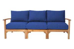 Huntington Teak Outdoor Sofa. Sunbrella Cushion