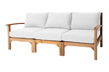 Huntington Teak Outdoor Sofa. Sunbrella Cushion