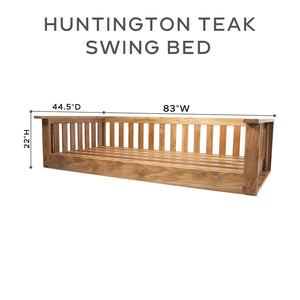 Huntington Teak Swing Bed