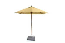 Bambrella 9' Round Sirocco Bamboo Pulley Lift No Tilt Umbrella