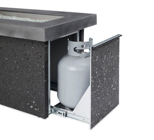 Outdoor Greatroom KL-1242-MM Grey Key Largo Linear Gas Fire Pit Table