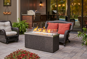 Outdoor Greatroom KL-1242-SS Stainless Steel Key Largo Linear Gas Fire Pit Table