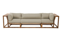Laguna Teak Large Deluxe Outdoor Sofa. Sunbrella Cushion