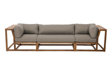 Laguna Teak Large Deluxe Outdoor Sofa. Sunbrella Cushion