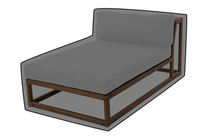 Laguna Teak Outdoor Chaise Lounger WeatherMAX Outdoor Weather Cover