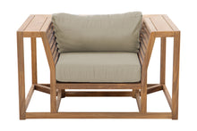 Laguna Teak Outdoor Club Chair. Sunbrella Cushion