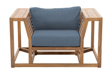 Laguna Teak Outdoor Club Chair. Sunbrella Cushion