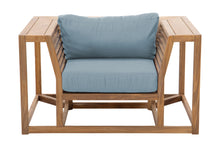 Laguna Teak Outdoor Club Chair. Sunbrella Cushion