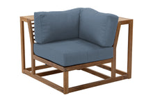 Laguna Teak Outdoor Corner Chair. Sunbrella Cushion