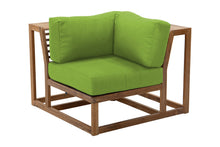 Laguna Teak Outdoor Corner Chair. Sunbrella Cushion