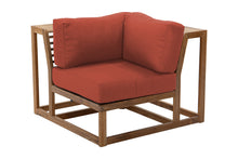 Laguna Teak Outdoor Corner Chair. Sunbrella Cushion