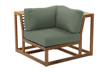 Laguna Teak Outdoor Corner Chair. Sunbrella Cushion