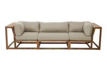 Laguna Teak Deluxe Outdoor Sofa. Sunbrella Cushion.