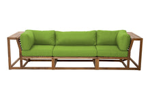 Laguna Teak Deluxe Outdoor Sofa. Sunbrella Cushion.