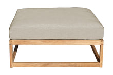 Laguna Teak Outdoor Ottoman. Sunbrella Cushion