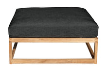 Laguna Teak Outdoor Ottoman. Sunbrella Cushion