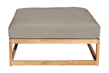 Laguna Teak Outdoor Ottoman. Sunbrella Cushion