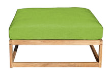 Laguna Teak Outdoor Ottoman. Sunbrella Cushion