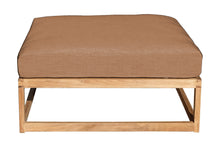 Laguna Teak Outdoor Ottoman. Sunbrella Cushion