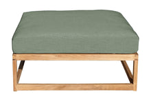 Laguna Teak Outdoor Ottoman. Sunbrella Cushion