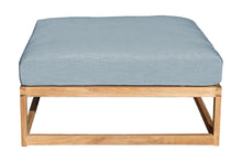 Laguna Teak Outdoor Ottoman. Sunbrella Cushion