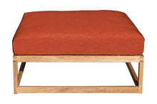 Laguna Teak Outdoor Ottoman. Sunbrella Cushion