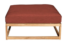 Laguna Teak Outdoor Ottoman. Sunbrella Cushion