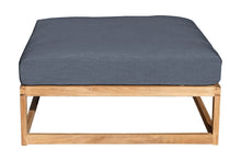 Laguna Teak Outdoor Ottoman. Sunbrella Cushion