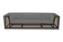 Laguna Teak Large Deluxe Outdoor Sofa WeatherMAX Outdoor Weather Cover