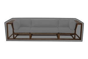 Laguna Teak Large Deluxe Outdoor Sofa WeatherMAX Outdoor Weather Cover