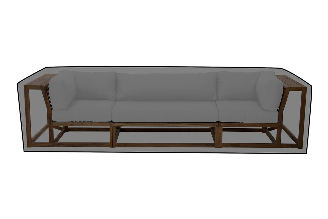Laguna Teak Large Deluxe Outdoor Sofa WeatherMAX Outdoor Weather Cover
