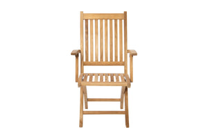 Lakeland Teak Folding Arm Chair