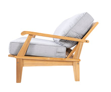 Royal Teak Miami Deep Seating Adjustable Sofa with Sunbrella Cushion