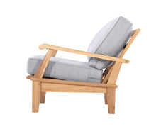 Royal Teak Miami Deep Seating Adjustable Club Chair with Sunbrella Cushion