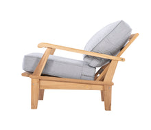 Royal Teak Miami Deep Seating Adjustable Club Chair with Sunbrella Cushion