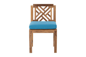 Monterey Outdoor Armless Dining Chair Replacement Cushion