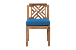 Monterey Outdoor Armless Dining Chair Replacement Cushion