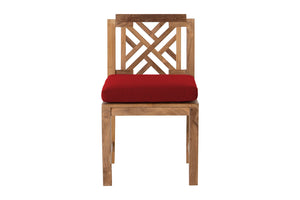 Monterey Outdoor Armless Dining Chair Replacement Cushion