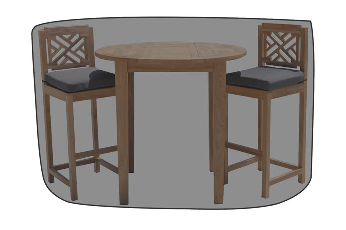 3 pc Monterey Teak Bar Set WeatherMAX Outdoor Weather Cover
