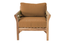 5 pc Monterey Teak Deep Seating Set with 48" Chat Table. Sunbrella Cushion.