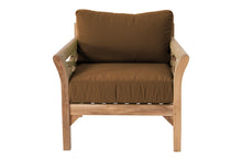 5 pc Monterey Teak Deep Seating Set with 48" Chat Table. Sunbrella Cushion.