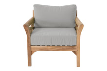 6 pc Monterey Teak Deep Seating Set with Coffee Table. Sunbrella Cushion.