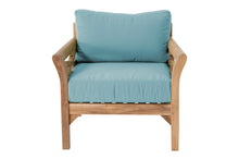 Monterey Teak Outdoor Club Chair. Sunbrella Cushion