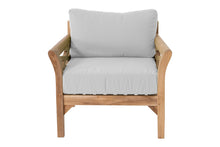 6 pc Monterey Teak Deep Seating Set with Coffee Table. Sunbrella Cushion.