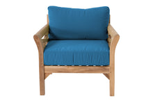 Monterey Teak Outdoor Club Chair. Sunbrella Cushion