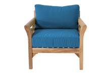 11 pc Monterey Teak Deep Seating Set with 52" Chat Table. Sunbrella Cushion.