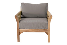 Monterey Teak Outdoor Club Chair. Sunbrella Cushion